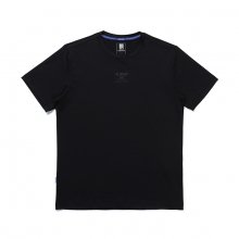 T-SERIES X (티시리즈 X) 남녀공용 라운드 티셔츠 Black