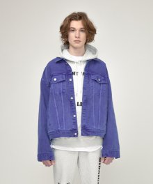 [unisex] pigment jacket (purple)
