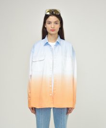 [unisex] tie dye shirts (orange)
