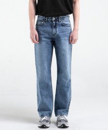 51013 KURABO BROKEN SPACE JEANS [WIDE STRAIGHT]