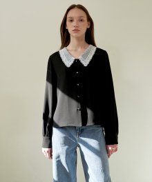 Wendy Collar Blouse_Black