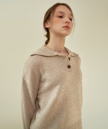 Poetic Collar Knit_Oatmeal