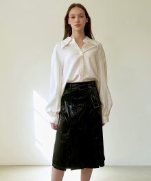 Clean Oversize Shirt_White Ivory