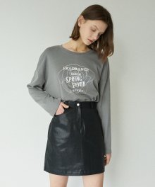 LM COATING SKIRT(BLACK)