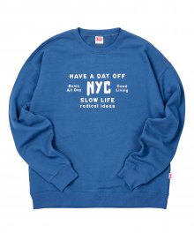 라이프 NYC 스웨트셔츠 맨투맨_다크 블루