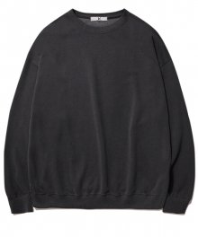 PIGMENT SOLID OVER SWEAT SHIRT_CHARCOAL