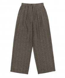 Chunky Tweed Pants Ash Brown