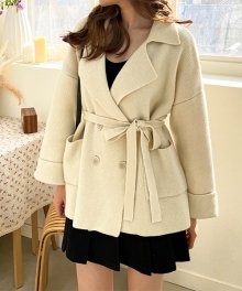 Knit jacket cardigan - ivory