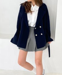 Knit jacket cardigan - navy