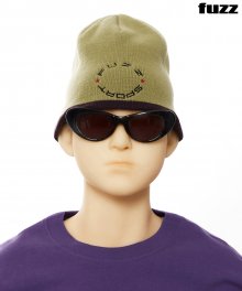 FUZZ UNDER LINE SHORT BEANIE mustard