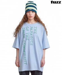 FUZZ INFORMATION CHAOS S/S TEE sky blue