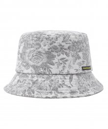 Jacquard Bucket Hat Grey (JQD)