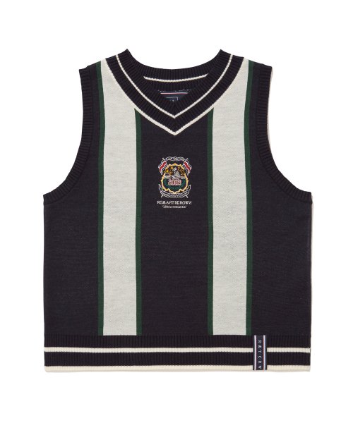 [ROMANTIC CROWN]★ARGYLE LOGO KNIT VEST 