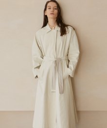 Bailey Overfit Trench Coat_Ivory