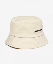 LA PARISIENNE BUCKET HAT - WHITE
