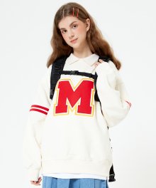 M Logo Sweatshirt(CREAM)
