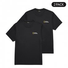 N215UPA910 유니 메이스 2PACK 쿨링 반팔 티셔츠 CARBON BLACK