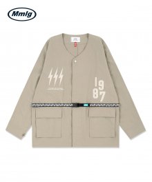 [Mmlg] BDU CAMP JACKET (BEIGE)