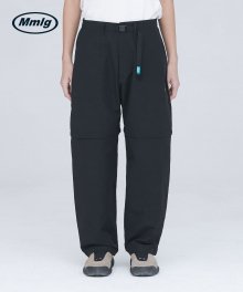 [Mmlg] 2WAY CAMP PANTS (BLACK)