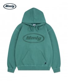 [Mmlg] MMLG BIG LOGO HOOD (PALE GREEN)