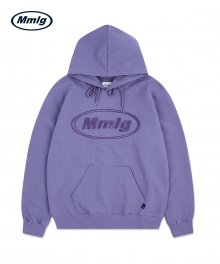 [Mmlg] MMLG BIG LOGO HOOD (SMOKE PURPLE)