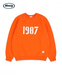 [Mmlg] 1987 STENCIL SWEAT (ORANGE)