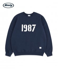 [Mmlg] 1987 STENCIL SWEAT (NAVY)