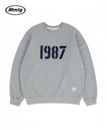 [Mmlg] 1987 STENCIL SWEAT (GREY)