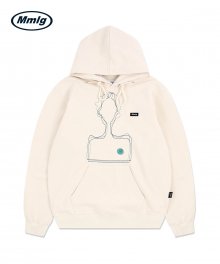 [Mmlg] WE EMB. HOOD (NATURAL)