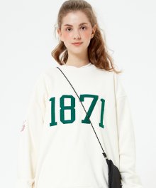 1871 Numbering Sweatshirt(CREAM)