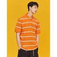 [890311] 오렌지 자수 포인트 피케 티셔츠 (BC1242S848)