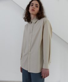 21S CLASSIC COTTON SHIRTS (NUDE BEIGE)