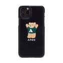 어피스오브케이크(APIECEOFCAKE) Signature Bear I-Phone Case_Black