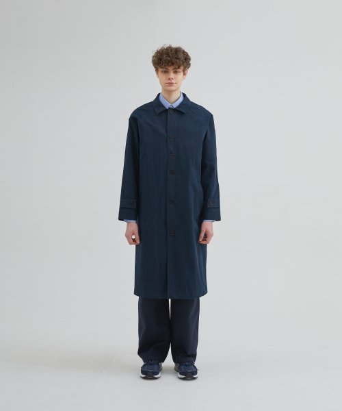 BACK POCKET MAC COAT (темно-синий)