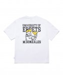 이벳필드(EBBETSFIELD) [EFF X MG] 등판 베츠 엔젤 반팔 티셔츠 화이트