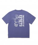 이벳필드(EBBETSFIELD) [EFF X MG] 베츠 엔젤 풀로고 반팔 티셔츠 블루