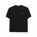 캉골(KANGOL) 스마일리 비치 티셔츠 0006 블랙