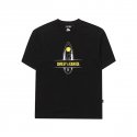 캉골(KANGOL) 스마일리 서프 티셔츠 0005 블랙