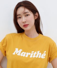 MARITHE MARITHE TEE mustard