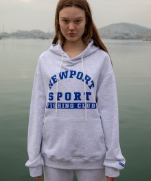 NEWPORT HOODIE (MELANGE WHITE)