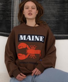 MAINE SWEATSHIRT (BROWN)