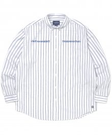 MI-Logo Striped Shirt White