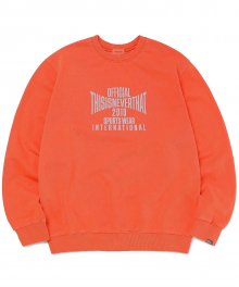 Overdyed Sports Crewneck Red