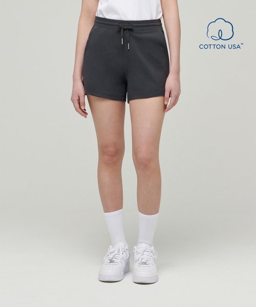 MUSINSA STANDARD WOMAN - Women's Lounge Shorts [Dark Gray]