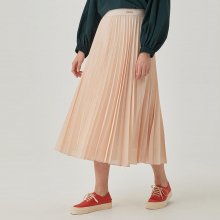 Sheer Pleats Skirt CORAL PINK (JYSK1B904C1)
