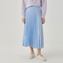 Sheer Pleats Skirt FRESH BLUE (JYSK1B904B1)