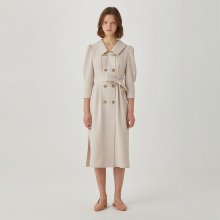 Double Button Belted Dress IVORY (JYDR1B906I2)