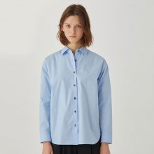 Cotton-poplin Shirt LIGHT BLUE (JYBL1B901B1)