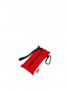 Lucky Pleats Pouch Slim Chroma Red