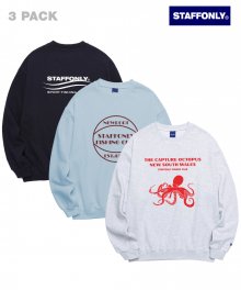 [3 PACK] FISHERMAN SWEATSHIRTS